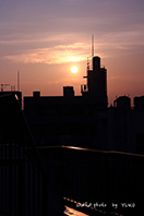 東京下町の夕景